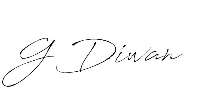 You should practise on your own different ways (Antro_Vectra) to write your name (G Diwan) in signature. don't let someone else do it for you. G Diwan signature style 6 images and pictures png