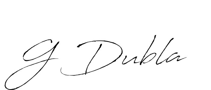 How to make G Dubla signature? Antro_Vectra is a professional autograph style. Create handwritten signature for G Dubla name. G Dubla signature style 6 images and pictures png