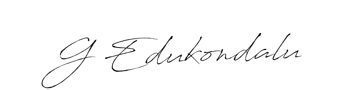 Best and Professional Signature Style for G Edukondalu. Antro_Vectra Best Signature Style Collection. G Edukondalu signature style 6 images and pictures png