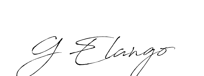 Make a beautiful signature design for name G Elango. Use this online signature maker to create a handwritten signature for free. G Elango signature style 6 images and pictures png