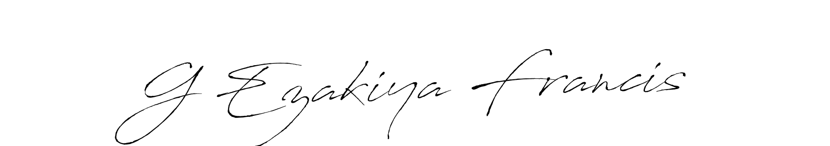 Make a beautiful signature design for name G Ezakiya Francis. Use this online signature maker to create a handwritten signature for free. G Ezakiya Francis signature style 6 images and pictures png