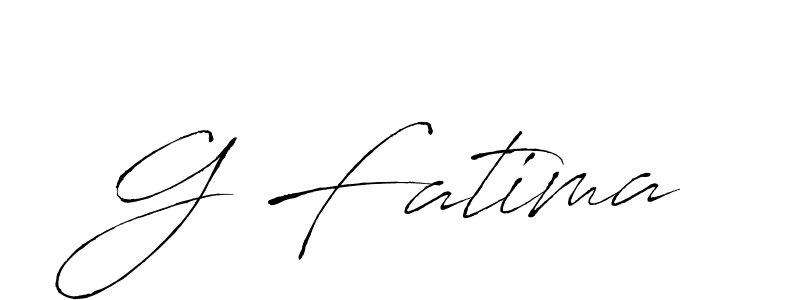 You should practise on your own different ways (Antro_Vectra) to write your name (G Fatima) in signature. don't let someone else do it for you. G Fatima signature style 6 images and pictures png