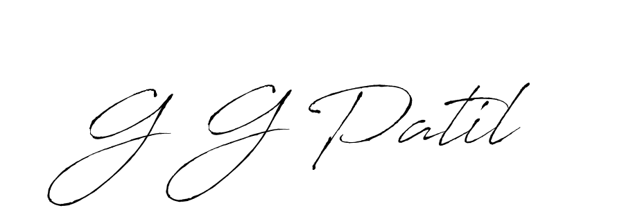 You should practise on your own different ways (Antro_Vectra) to write your name (G G Patil) in signature. don't let someone else do it for you. G G Patil signature style 6 images and pictures png