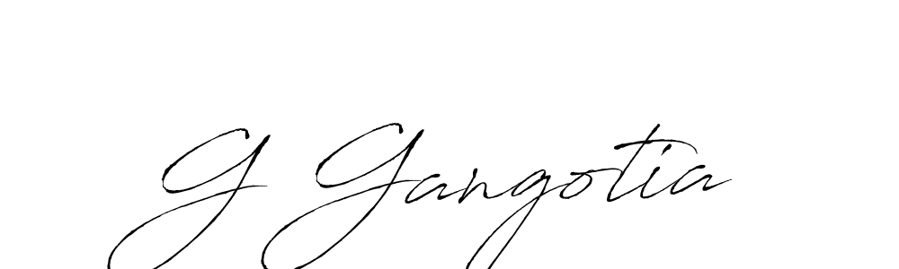 Best and Professional Signature Style for G Gangotia. Antro_Vectra Best Signature Style Collection. G Gangotia signature style 6 images and pictures png