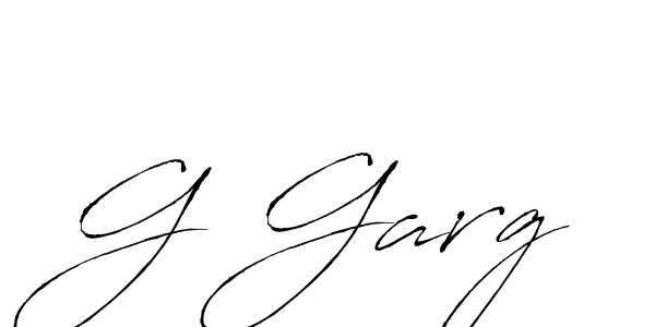 The best way (Antro_Vectra) to make a short signature is to pick only two or three words in your name. The name G Garg include a total of six letters. For converting this name. G Garg signature style 6 images and pictures png