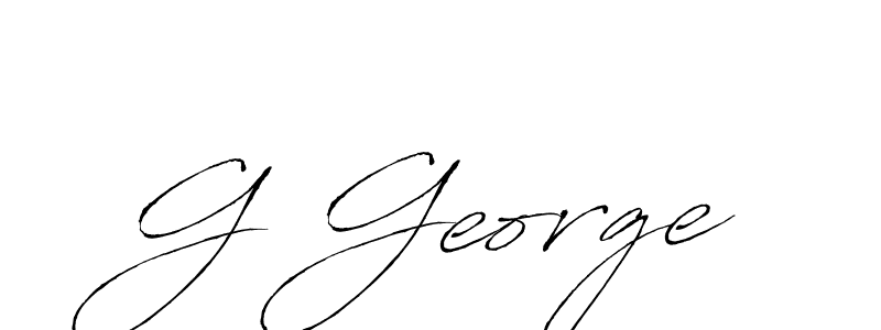 Also we have G George name is the best signature style. Create professional handwritten signature collection using Antro_Vectra autograph style. G George signature style 6 images and pictures png