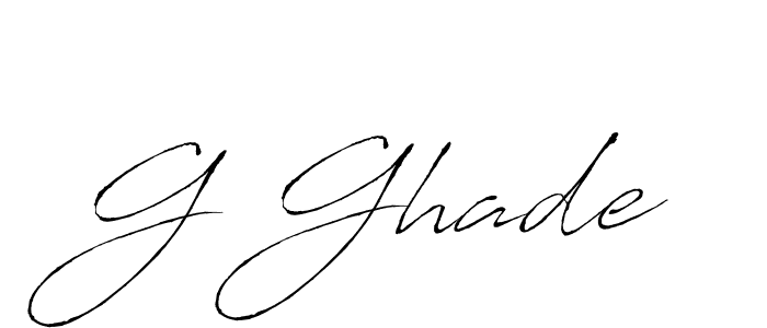 Antro_Vectra is a professional signature style that is perfect for those who want to add a touch of class to their signature. It is also a great choice for those who want to make their signature more unique. Get G Ghade name to fancy signature for free. G Ghade signature style 6 images and pictures png