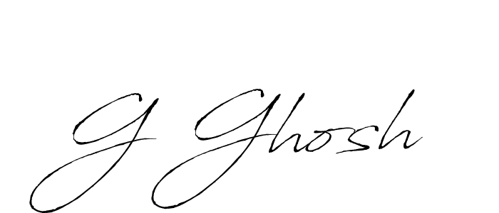 The best way (Antro_Vectra) to make a short signature is to pick only two or three words in your name. The name G Ghosh include a total of six letters. For converting this name. G Ghosh signature style 6 images and pictures png