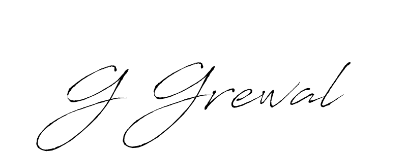 You should practise on your own different ways (Antro_Vectra) to write your name (G Grewal) in signature. don't let someone else do it for you. G Grewal signature style 6 images and pictures png