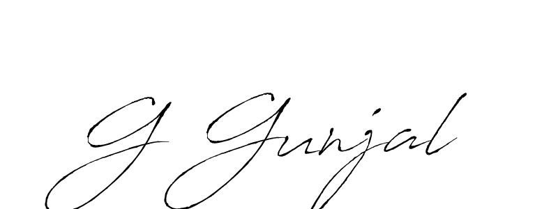 The best way (Antro_Vectra) to make a short signature is to pick only two or three words in your name. The name G Gunjal include a total of six letters. For converting this name. G Gunjal signature style 6 images and pictures png