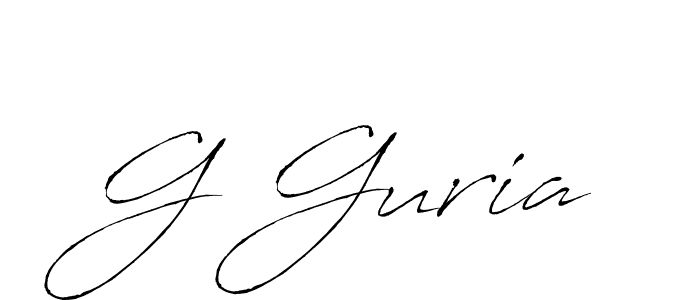 if you are searching for the best signature style for your name G Guria. so please give up your signature search. here we have designed multiple signature styles  using Antro_Vectra. G Guria signature style 6 images and pictures png