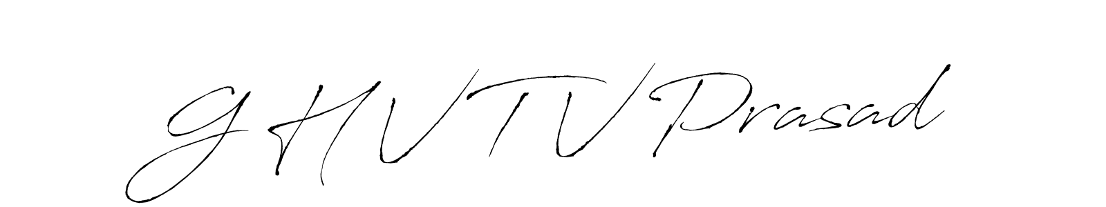 Design your own signature with our free online signature maker. With this signature software, you can create a handwritten (Antro_Vectra) signature for name G H V T V Prasad. G H V T V Prasad signature style 6 images and pictures png