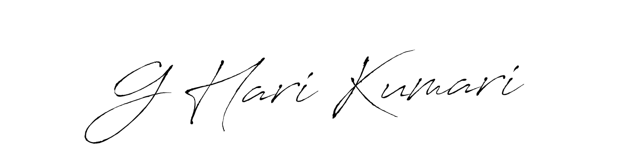 Also we have G Hari Kumari name is the best signature style. Create professional handwritten signature collection using Antro_Vectra autograph style. G Hari Kumari signature style 6 images and pictures png