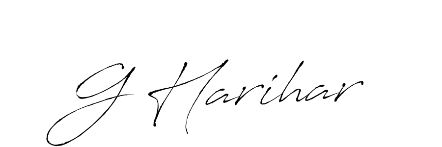 You should practise on your own different ways (Antro_Vectra) to write your name (G Harihar) in signature. don't let someone else do it for you. G Harihar signature style 6 images and pictures png