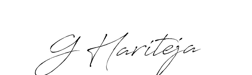 Antro_Vectra is a professional signature style that is perfect for those who want to add a touch of class to their signature. It is also a great choice for those who want to make their signature more unique. Get G Hariteja name to fancy signature for free. G Hariteja signature style 6 images and pictures png