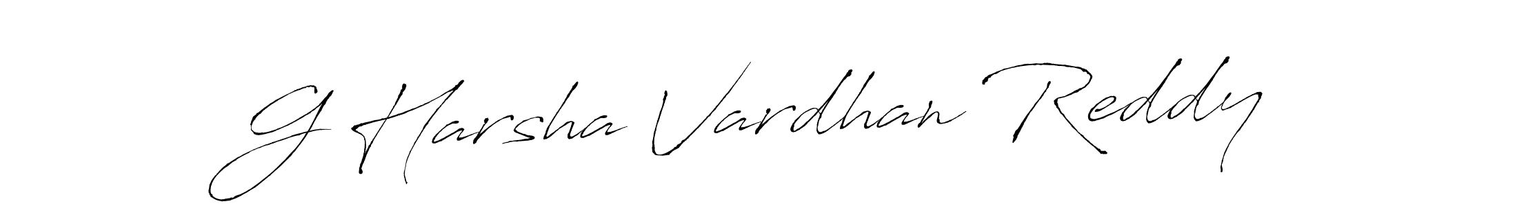 Use a signature maker to create a handwritten signature online. With this signature software, you can design (Antro_Vectra) your own signature for name G Harsha Vardhan Reddy. G Harsha Vardhan Reddy signature style 6 images and pictures png