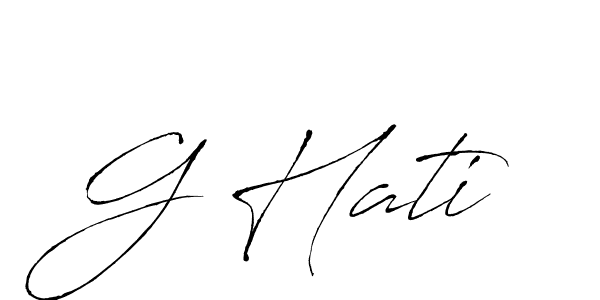 Once you've used our free online signature maker to create your best signature Antro_Vectra style, it's time to enjoy all of the benefits that G Hati name signing documents. G Hati signature style 6 images and pictures png