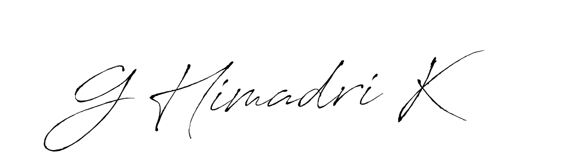 This is the best signature style for the G Himadri K name. Also you like these signature font (Antro_Vectra). Mix name signature. G Himadri K signature style 6 images and pictures png