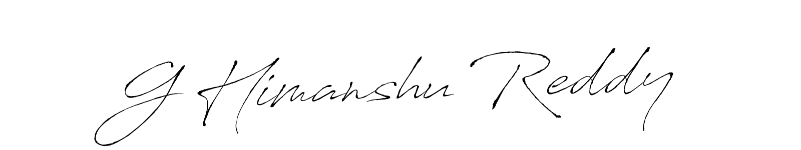 It looks lik you need a new signature style for name G Himanshu Reddy. Design unique handwritten (Antro_Vectra) signature with our free signature maker in just a few clicks. G Himanshu Reddy signature style 6 images and pictures png