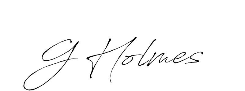 How to Draw G Holmes signature style? Antro_Vectra is a latest design signature styles for name G Holmes. G Holmes signature style 6 images and pictures png