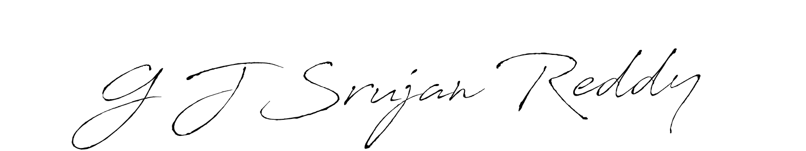 Make a beautiful signature design for name G J Srujan Reddy. Use this online signature maker to create a handwritten signature for free. G J Srujan Reddy signature style 6 images and pictures png