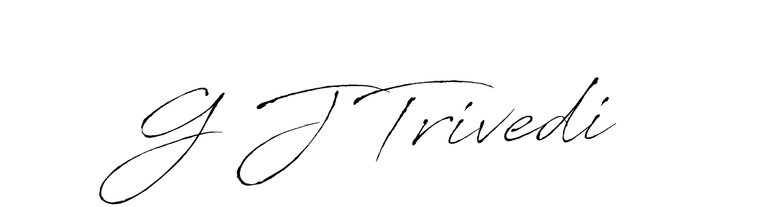 Design your own signature with our free online signature maker. With this signature software, you can create a handwritten (Antro_Vectra) signature for name G J Trivedi. G J Trivedi signature style 6 images and pictures png