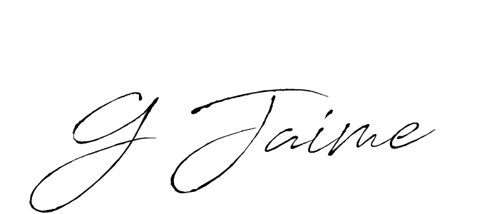Antro_Vectra is a professional signature style that is perfect for those who want to add a touch of class to their signature. It is also a great choice for those who want to make their signature more unique. Get G Jaime name to fancy signature for free. G Jaime signature style 6 images and pictures png