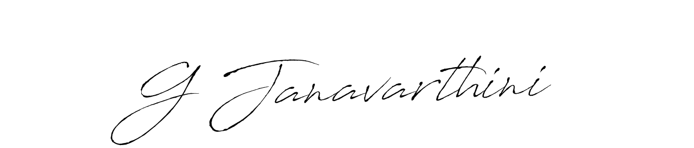 How to make G Janavarthini signature? Antro_Vectra is a professional autograph style. Create handwritten signature for G Janavarthini name. G Janavarthini signature style 6 images and pictures png