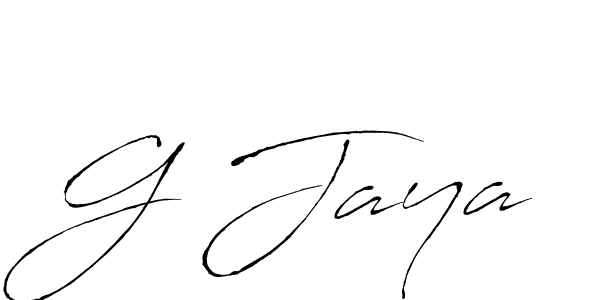 Create a beautiful signature design for name G Jaya. With this signature (Antro_Vectra) fonts, you can make a handwritten signature for free. G Jaya signature style 6 images and pictures png