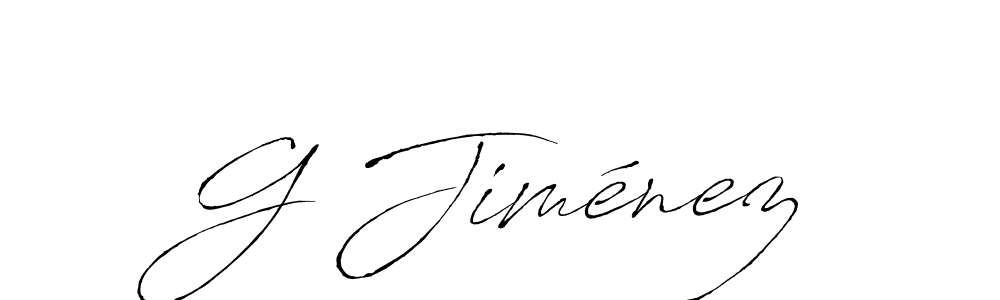 Best and Professional Signature Style for G Jiménez. Antro_Vectra Best Signature Style Collection. G Jiménez signature style 6 images and pictures png