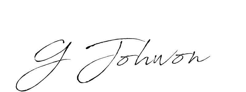 Make a beautiful signature design for name G Johwon. Use this online signature maker to create a handwritten signature for free. G Johwon signature style 6 images and pictures png