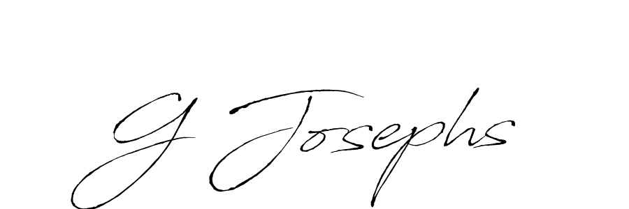 Create a beautiful signature design for name G Josephs. With this signature (Antro_Vectra) fonts, you can make a handwritten signature for free. G Josephs signature style 6 images and pictures png