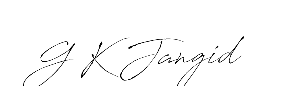 This is the best signature style for the G K Jangid name. Also you like these signature font (Antro_Vectra). Mix name signature. G K Jangid signature style 6 images and pictures png