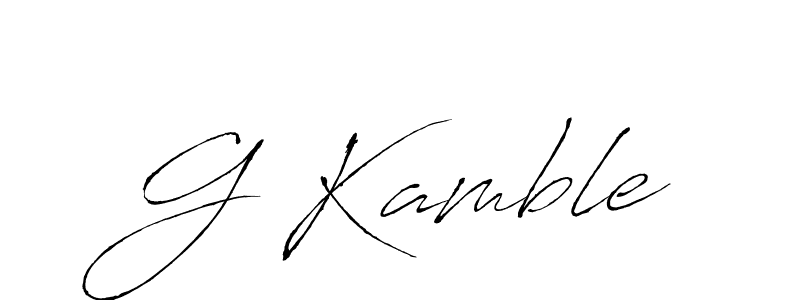 Make a beautiful signature design for name G Kamble. Use this online signature maker to create a handwritten signature for free. G Kamble signature style 6 images and pictures png