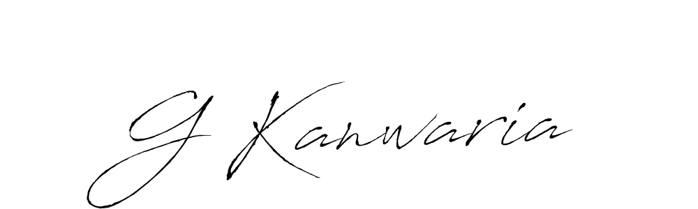 Also we have G Kanwaria name is the best signature style. Create professional handwritten signature collection using Antro_Vectra autograph style. G Kanwaria signature style 6 images and pictures png
