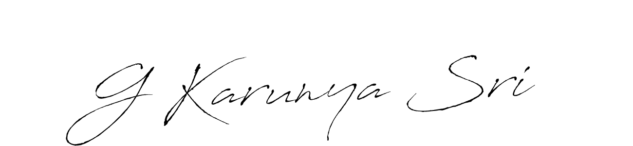 if you are searching for the best signature style for your name G Karunya Sri. so please give up your signature search. here we have designed multiple signature styles  using Antro_Vectra. G Karunya Sri signature style 6 images and pictures png