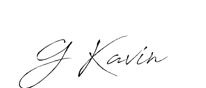 How to make G Kavin name signature. Use Antro_Vectra style for creating short signs online. This is the latest handwritten sign. G Kavin signature style 6 images and pictures png