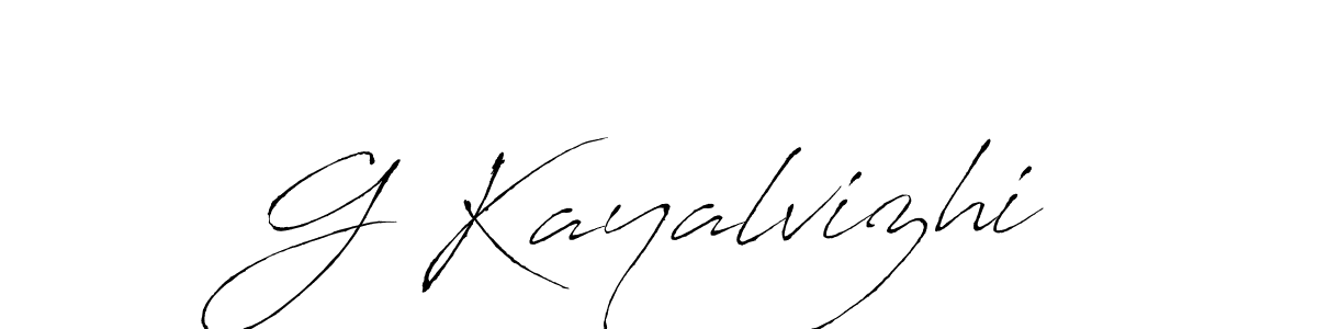 Antro_Vectra is a professional signature style that is perfect for those who want to add a touch of class to their signature. It is also a great choice for those who want to make their signature more unique. Get G Kayalvizhi name to fancy signature for free. G Kayalvizhi signature style 6 images and pictures png