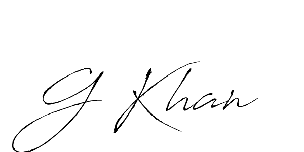 Also we have G Khan name is the best signature style. Create professional handwritten signature collection using Antro_Vectra autograph style. G Khan signature style 6 images and pictures png