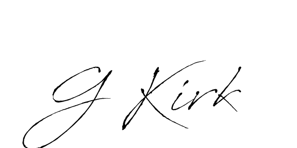 The best way (Antro_Vectra) to make a short signature is to pick only two or three words in your name. The name G Kirk include a total of six letters. For converting this name. G Kirk signature style 6 images and pictures png