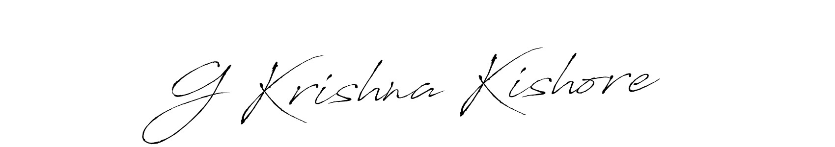 Make a beautiful signature design for name G Krishna Kishore. Use this online signature maker to create a handwritten signature for free. G Krishna Kishore signature style 6 images and pictures png