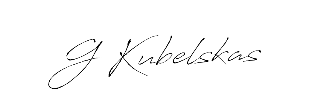 if you are searching for the best signature style for your name G Kubelskas. so please give up your signature search. here we have designed multiple signature styles  using Antro_Vectra. G Kubelskas signature style 6 images and pictures png