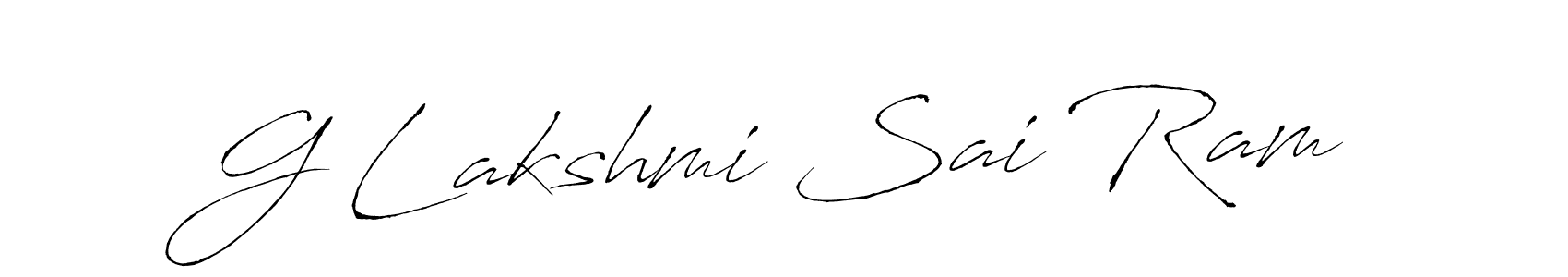 It looks lik you need a new signature style for name G Lakshmi Sai Ram. Design unique handwritten (Antro_Vectra) signature with our free signature maker in just a few clicks. G Lakshmi Sai Ram signature style 6 images and pictures png