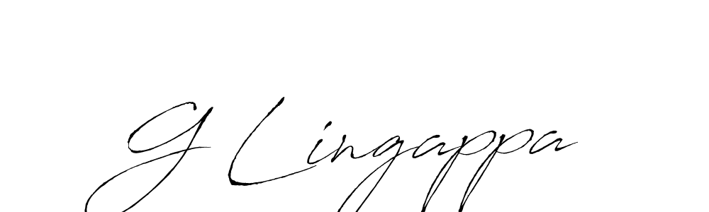You should practise on your own different ways (Antro_Vectra) to write your name (G Lingappa) in signature. don't let someone else do it for you. G Lingappa signature style 6 images and pictures png