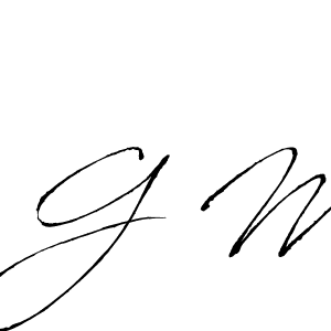 Make a beautiful signature design for name G M. With this signature (Antro_Vectra) style, you can create a handwritten signature for free. G M signature style 6 images and pictures png