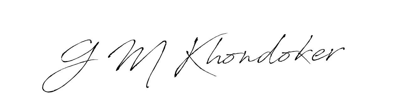 You can use this online signature creator to create a handwritten signature for the name G M Khondoker. This is the best online autograph maker. G M Khondoker signature style 6 images and pictures png