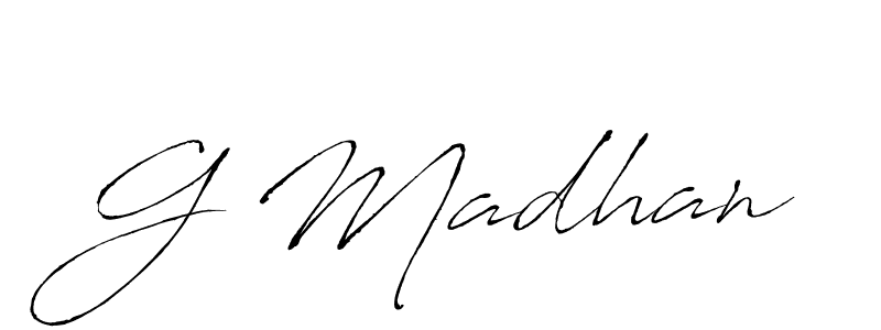 How to Draw G Madhan signature style? Antro_Vectra is a latest design signature styles for name G Madhan. G Madhan signature style 6 images and pictures png