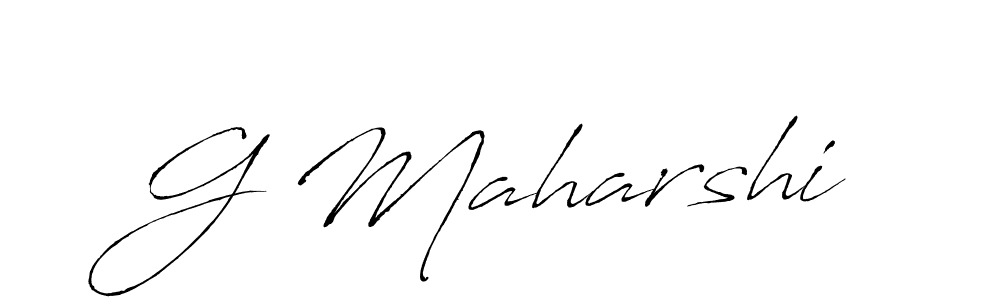 Also we have G Maharshi name is the best signature style. Create professional handwritten signature collection using Antro_Vectra autograph style. G Maharshi signature style 6 images and pictures png