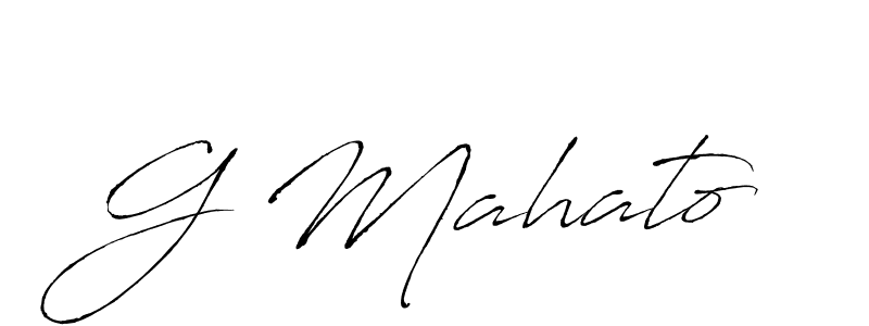 Antro_Vectra is a professional signature style that is perfect for those who want to add a touch of class to their signature. It is also a great choice for those who want to make their signature more unique. Get G Mahato name to fancy signature for free. G Mahato signature style 6 images and pictures png