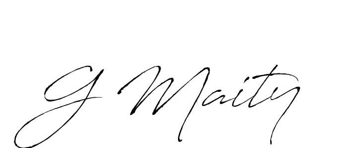 Once you've used our free online signature maker to create your best signature Antro_Vectra style, it's time to enjoy all of the benefits that G Maity name signing documents. G Maity signature style 6 images and pictures png